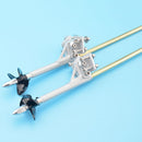 4 mm All-in-One-Flexkabelwelle Links-/Rechtsantrieb Hundeprop-Mutter Kunststoffdichtung Messingrohr und Halterung Stinger-Antrieb für Rc