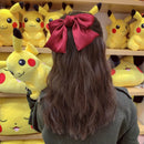 2020 Fashion Big Bow Hairpin Cute Red Barrette Pink Haarspange Frauen Mädchen BB Hairgrip Korean Oversize Floral Haarschmuck