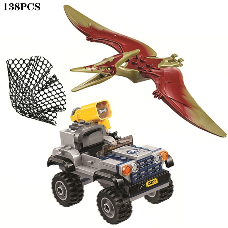 Jurassic Dinosaur World Mechanischer T-Rex Indominus Tyrannosaurus Ankylosaurus Bausteinziegelsteine ​​Spielzeug für Kindergeschenk 75941