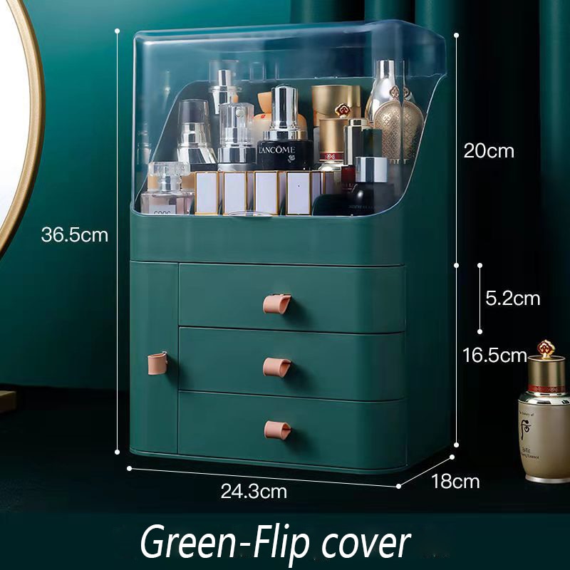 Makeup Organizer For Cosmetic Large Capacity Cosmetic Storage Box Organizer Desktop Jewelry Nail Polish Makeup Drawer Container