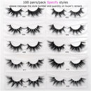 30 Paar/Pack Visofree Lashes 3D-Nerzwimpern Full Strip Lashes Handmade Premium Nerzhaar Mehrzweck-Falsche Wimpern Make-up