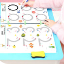 Newly Magical Tracing Workbook Kids's Preschool Educational Toys  Erasable Reusable Children's Logical Thinking Training
