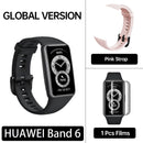 Globale Version Huawei Band 6 Band6 SpO2 BT5.0 1,47'' AMOLED-Bildschirm Herzfrequenz-Tracker 2-Wochen-Leben Braccialetto Relógio inte