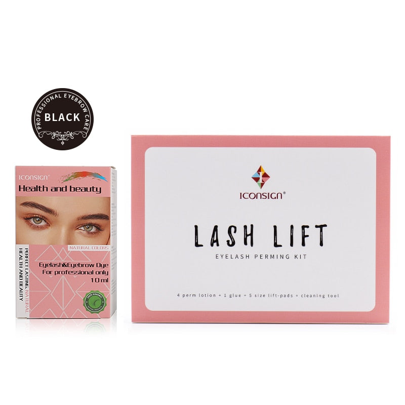 Lash Lift Kit und Eyelash Eyebrow Dye Tint Kombination Verwenden Sie Lash Lift Eyebrow Dye Tint Make Eye Lash Brow Charming Eye Makeup Set