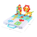 Kinder Bohrer Schraube Mutter Puzzles Spielzeug Pretend Play Tool Bohrer Demontage Montage Kinder Bohrer 3D Puzzle Spielzeug für Jungen