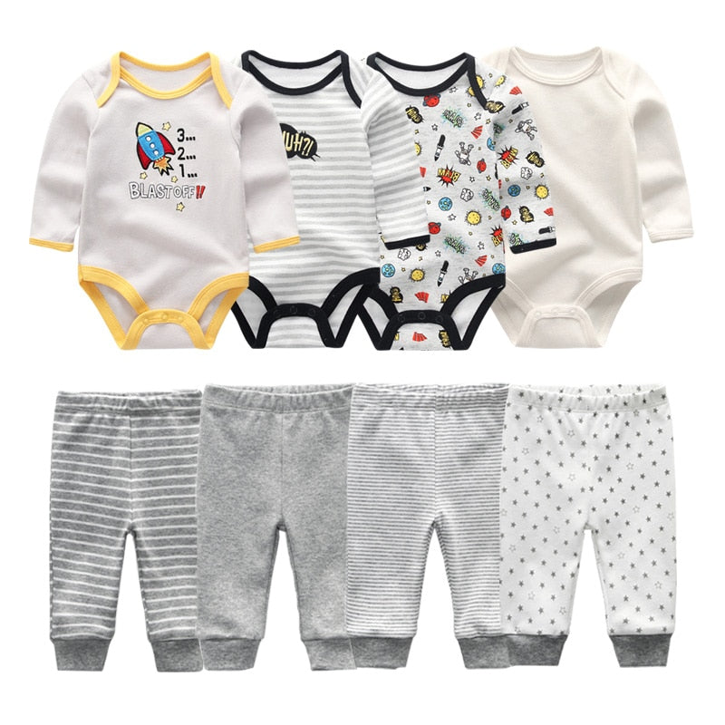 2022 Baumwolle Baby Mädchen Kleidung Bodysuits + Hosen Baby Sets Neugeborene Kleidung Sets Herbst Winter Baby Boy Kleidung Roupa de bebe