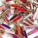Lipgloss der Eigenmarke 50pcs/lot Großhandels-befeuchtende glänzende Funkeln-glatte Verfassungs-Lippenglanz-kundenspezifische flüssige Lippenstift-Masse