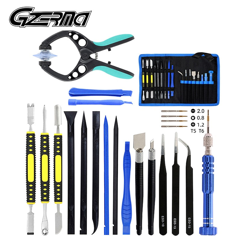 18 IN 1 Mobile Phone Tools Repair Sets For Iphone Samsung Xiaomi Cellphone Smartphone Pry Opening Screen Screwdriver Set