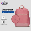 BOPAI New Laptop Rucksack Frauen 14 Zoll Wasserdicht Pink Fashion Female Travel Daypacks School Rucksäcke Taschen für Teenager Mädchen