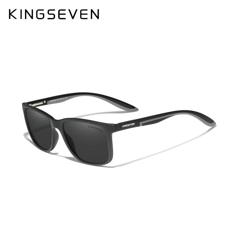 KINGSEVEN 2021 Ultra Light TR90 Sonnenbrille Herren Polarisierte TAC Anti-Burst Cat.3 Linse Fahren Sonnenbrille Damen Sport Eeywear