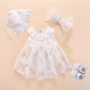 Baby Taufkleid 2022 Bogen Neugeborenes Baby Mädchen Kleinkinder Kleider &amp; Kleidung Schneewittchen Babykleid 1 Jahr alt Geburtstagskind Kleid