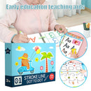 Newly Magical Tracing Workbook Kids's Preschool Educational Toys  Erasable Reusable Children's Logical Thinking Training