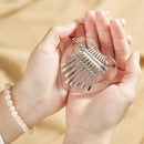 8-Tasten Mini Kalimba Daumenklavier Holzdaumenklavier Kindergeschenk Tragbares Taschentastaturklavier
