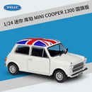welly 1:24  Mini Cooper 1300 car alloy car model simulation car decoration collection gift toy Die casting model boy