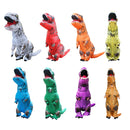 Erwachsene Kinder Aufblasbare Dinosaurier Kostüm T-Rex Cosplay Party Anime Kostüm Anzug Halloween Kostüme für Mann Frau
