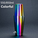 Boston Cocktail Shaker Martini Bar Cocktail Shaker Stainless Steel Boston Flair Mixing Tin Set Bar Tool