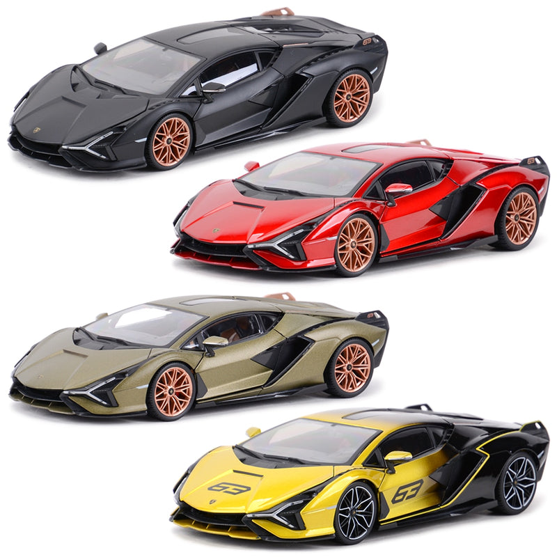 Bburago 1:18 Lamborghini-Sian FKP 37, спортивный автомобиль, статический литой автомобиль, Коллекционная модель автомобиля, игрушки