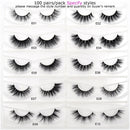 30 Paar/Pack Visofree Lashes 3D-Nerzwimpern Full Strip Lashes Handmade Premium Nerzhaar Mehrzweck-Falsche Wimpern Make-up