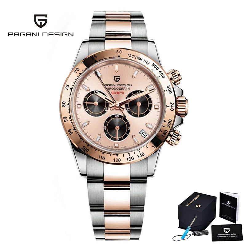 2020 Neue PAGANI DESIGN Marke Luxusuhren Für Männer Quarz Armbanduhr Männer Chronograph Automatische Uhr Datum Männer Relogio Masculino