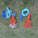 XC LOHAS Amerikanisches Handguss-Fischernetz 2,4 m bis 7,2 m, kleines Maschennetz, Handwurfnetz mit Blei und ohne Bleifischfalle