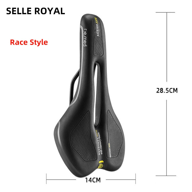 SELLE ROYAL MTB-Fahrrad-Sattelschiene, hohl, atmungsaktiv, regenfest, weich, Memory-Schwamm, Fahrradsattel