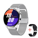 LIGE Neue Bluetooth Call Smart Watch Männer Full Touch Sport Fitness Uhren Wasserdichte Herzfrequenz Stahlband Smartwatch Android iOS