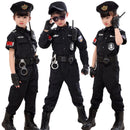 Kinder Verkehr Spezielle Polizei Halloween Karneval Party Performance Polizisten Uniform Kinder Armee Jungen Cosplay Kostüme 110-160CM