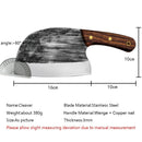 Handgemachte geschmiedete Küche traditionelle Messer Cleaver Küchenmesser Hackmesser chinesisches Messer super scharfe Klinge Kochmesser