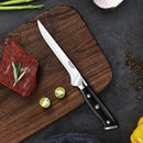 Japanische Küchenmesser scharfe Kochmesser-Sets Deutschland 1.4116 Kohlenstoffstahl Santoku Obstausbeinen Kochmesser handgefertigt