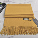 VISROVER neue 32 Farben Frau Winterschal Mode weibliche Schals Kaschmir handfeeling Winter Wraps einfarbig Winter Hijab Schal