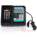 Li-ion Battery Charger for Makita Battery Charger 18V 14.4V BL1860, BL1850, BL1840, BL1830, BL1820, BL1415, BL1440 DC18RC 3A