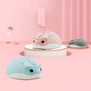 CHYI Cute Cartoon Wireless Mouse USB Optical Computer Mouse Portable Mini Laptop Mause Pink Hamster Design Mäuse für Kinder Macbook