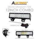 Auxtings 12 '' 22 '' 20 Zoll 12 V 24 V Offroad-LED-Lichtleiste Spot Flood Combo 20 '' 126 W LED-Arbeitslicht für Jeep Car 4WD Truck SUV ATV