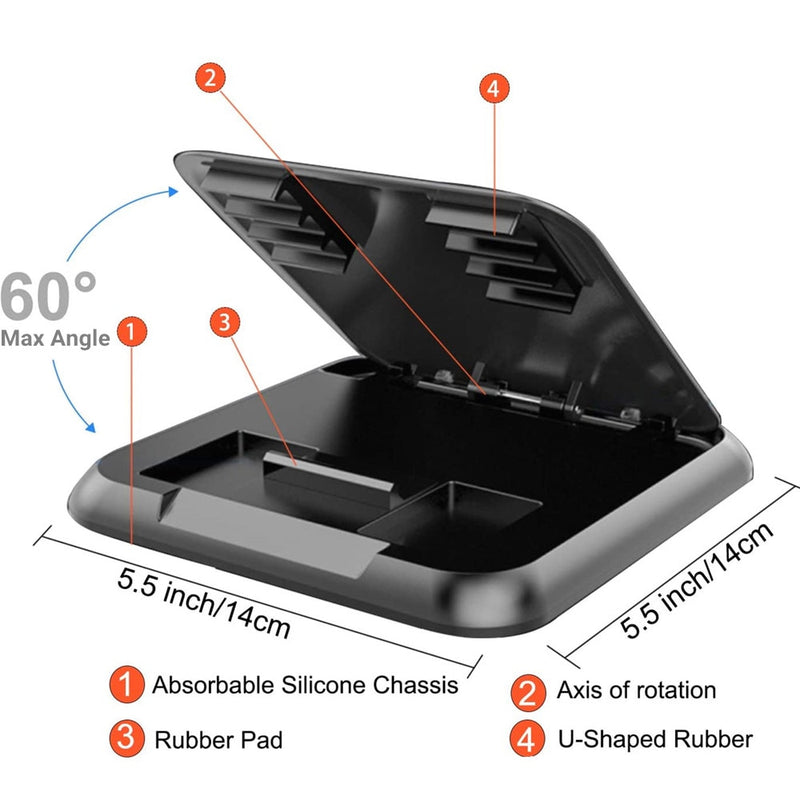 Soporte de fibra de carbono para teléfono de coche, soporte Universal de 3 a 7 pulgadas para teléfono móvil, soporte de montaje con Clip para iPhone XR XS MAX, soporte GPS