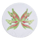 Sommer Mikrofaser rundes Strandtuch Kreis Fee Amor Flügel Druck Dusche Badetücher Yogamatte Decke toalla de playa redonda