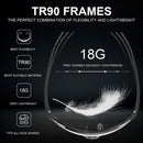 X-TIGER Photochrome Fahrradbrille 5 Linsen UV400 Mountainbike Brille Herren Outdoor Sport Fahrradbrille mit Myopie Rahmen