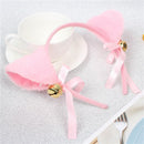 3 Colors Beautiful Masquerade Halloween Cat Ears Cosplay Cat Ear Anime Party Costume Bow Tie Bell Headwear Headband Anime