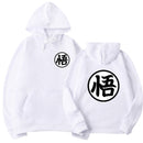 Neuester japanischer Anime Hoodie Cosplay Saiyan Son Harajuku Goku Tasche mit Kapuze Sweatshirts Hoodies Männer / Frauen