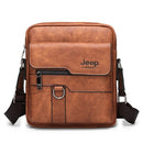 JEEP BULUO Mann Ledertasche Schulter Umhängetaschen für Männer Kuhspaltleder männlich iPad Business Messenger Bag Drop Shipping