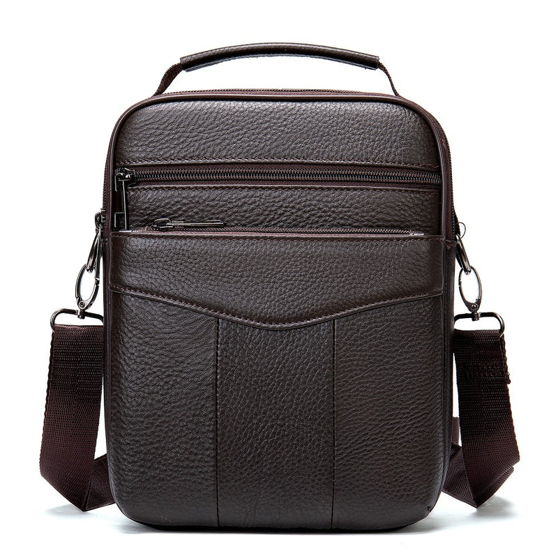 Bolso WESTAL para hombre, bolso de cuero para hombre Desinger, bolsos de hombro de cuero Natural para hombre, bolsos de mensajero para hombre, bolso cruzado pequeño 745