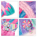 2022 neue Mode Baby Mädchen Candy Kleid Kinder Halloween Party Kostüm Bunte Ballkleid 2-12 Jahre Kinder Kleidung