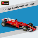 Bburago 1:43 2021 F1 Mercedes-AMG W12 44# Lewis Hamilton 77# Valtteri Bottas Formel-1-Simulationslegierung, Super-Spielzeugautomodell