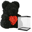 Regalos para mamá Oso rosa 25 Cm / 40 Cm Flores artificiales Rosa Oso de peluche Aniversario de bodas Regalos de cumpleaños para su novia Mujer