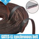 Mellow High Quality 3D printer part GATES-LL-2GT Gear Synchronous Belt GT2 Width 6MM 9MM 10MM Timing belt Wear Resistant for BLV
