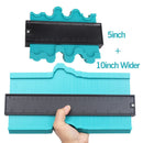 Onnfang 2Pcs/Packs Copy Gauge Duplicator Contour Scale Template Wood Marking Tools Tiling Measuring Ruler Woodworking Tools