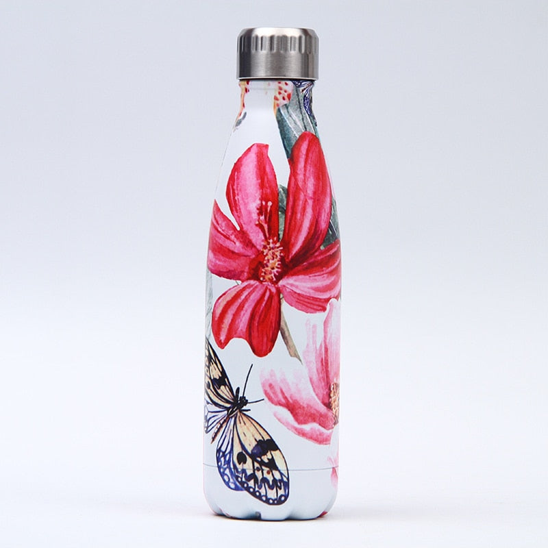 LOGO Custom Stainless Steel Bottle for Water Thermos Vacuum Insulated Cup Double-Wall Travel Drinkware Sports Flask