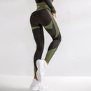 Pantalones de Yoga de cintura alta, mallas sin costuras para mujer, mallas deportivas para mujer, mallas deportivas para gimnasio, mallas de Yoga Push Up, ropa deportiva para mujer