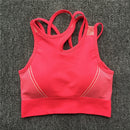 Yoga-Set Damen Ärmellos Sportanzug Workout Gym Kleidung Fitness Sport-BH Hohe Taille Shorts 2 Stück Utra Nahtlose Sportbekleidung