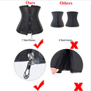 Modellierriemen Reißverschluss Taillentrainer Korsett Latex Taillenkorsett Unterbrust Körper Shapewear Frauen Abnehmen Hülle Bauchgürtel Fajas