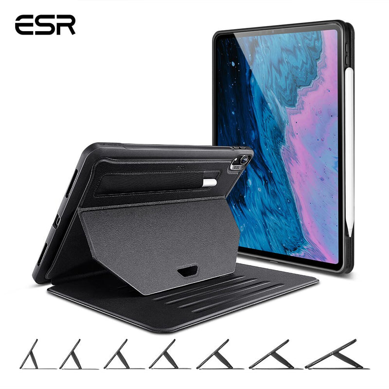 Funda ESR para iPad Air 4 para iPad 8th 7th para iPad Pro 11 12,9 2021 2020 funda protectora más fuerte 7 soportes funda magnética para tableta